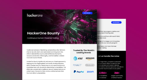 HackerOne Bounty Solution Brief